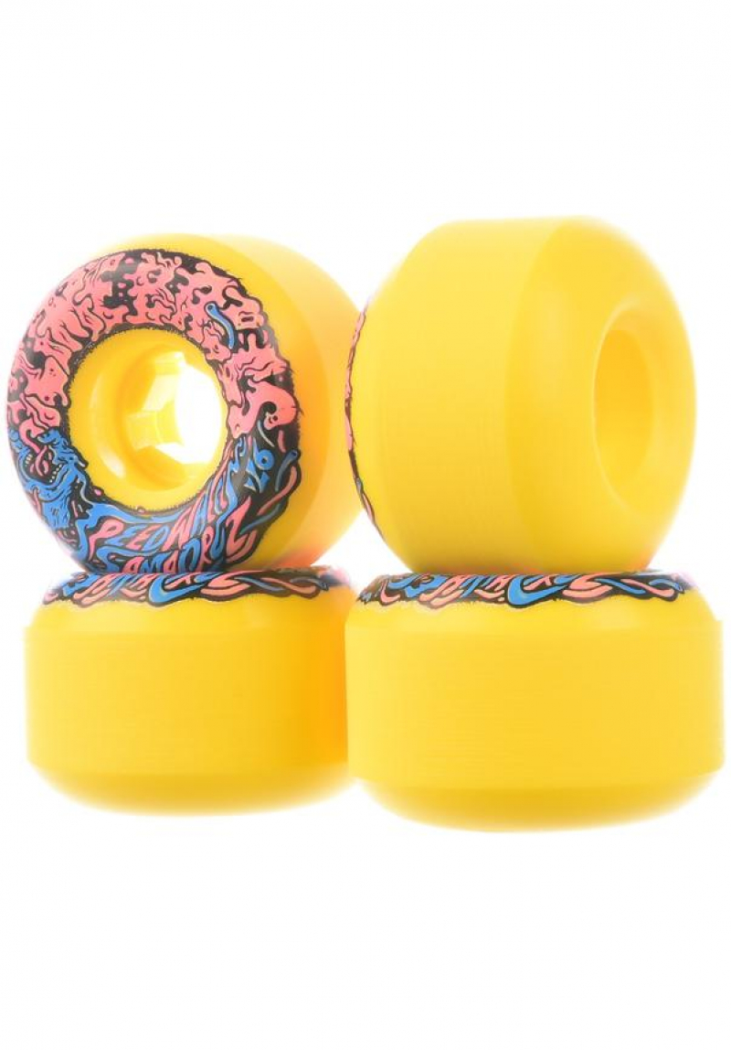 Santa Cruz 54mm 97a Slime Balls 2 Mini Skateboard Wheels